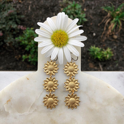 WS flower power earrings