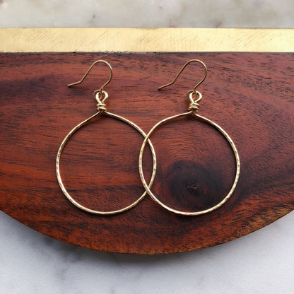 WS mini hoop earrings